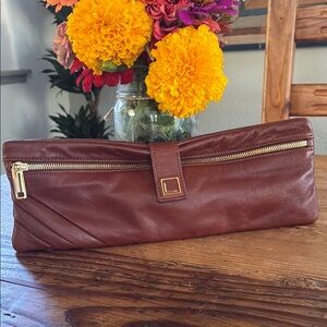 Lodis Brown Clutch